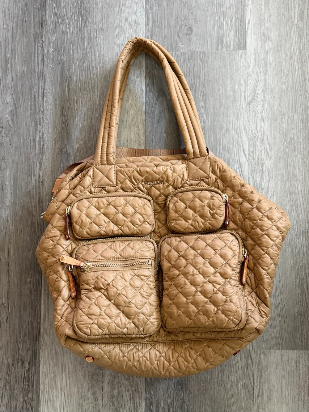 MZ Wallace Large Metro Travel Tote- Caramel